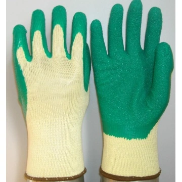 With Latex Coated Work Gloves